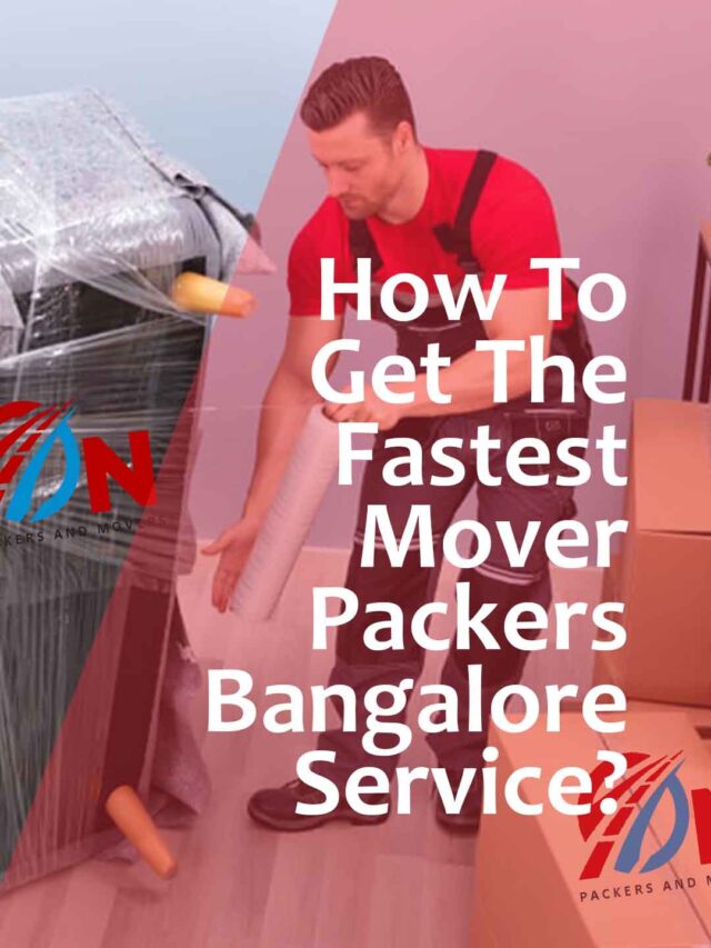 man in red packed goods for shifting with packers and movers in bangalore